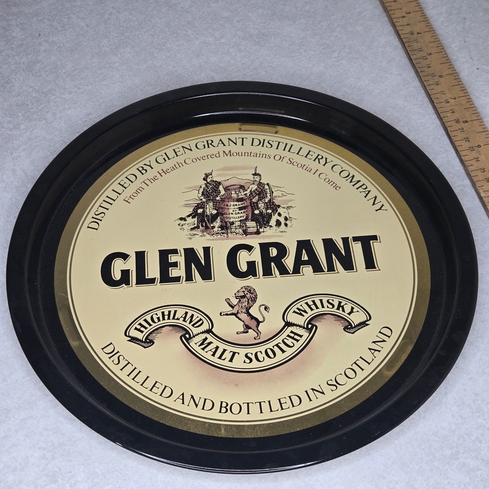 Glen Grant Distillery‎ Bar Tray Highland Malt Scotch Whisky Scotland Decor